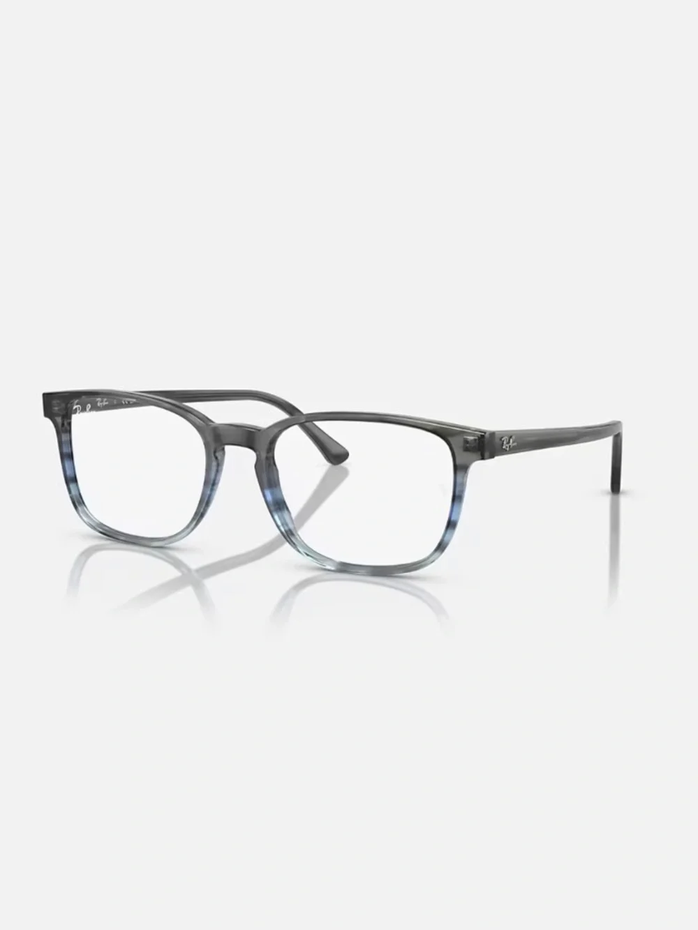 RB5418 OPTICS -  FRAME Polished Striped Grey & Blue  SIZE 56-19
